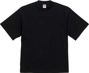 オープンエンド ラギッド Tシャツ ブラック